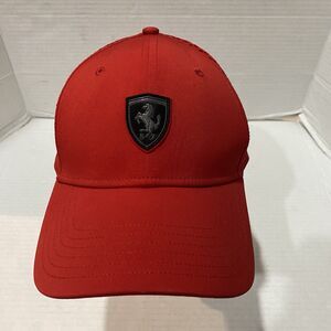 Ferrari Red Strap back Hat OSFM